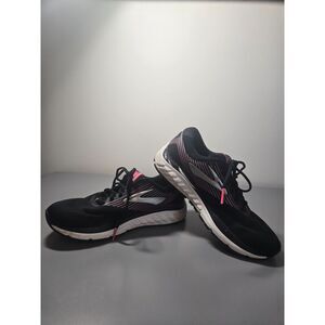 Brooks Addiction 14 Size 8.5 Black Pink Athletic Shoes Running Walking Comfort